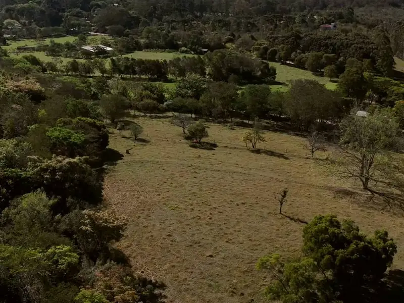 Vista aérea dos terrenos à venda no Bairro Demétria, em Botucatu